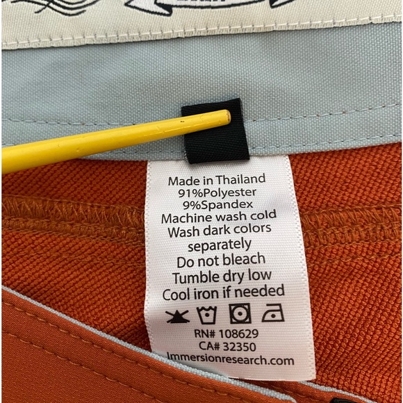 Immersion Research Penstock Boardshorts Women’s Size 12 Orange 10” Inseam NWOT - Picture 7 of 11